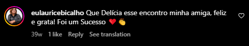 Depoimento — Laurice Bicalho